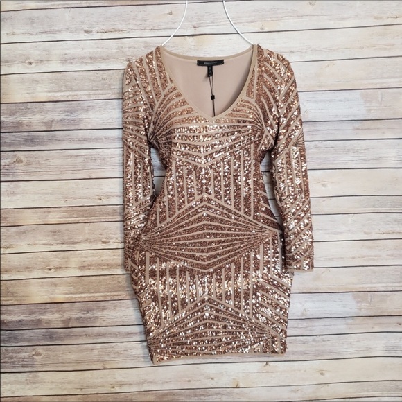 gold sequin bcbg dress BCBG Sequin Dress pale GOLD Midi Slip Dress size 12 NWT original $148